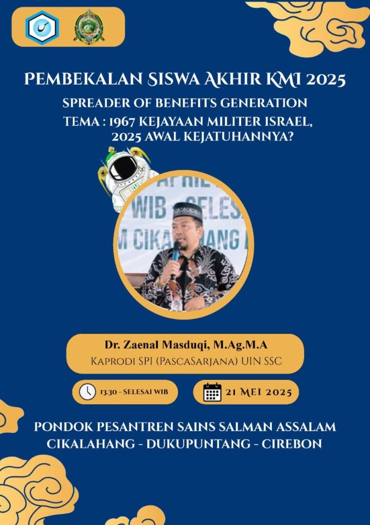 Kaprodi S2 SPI UIN Siber Syekh Nurjati membekali santri-santri Pondok Pesantren Sains Salman As-Salam Cikalahang Cirebon